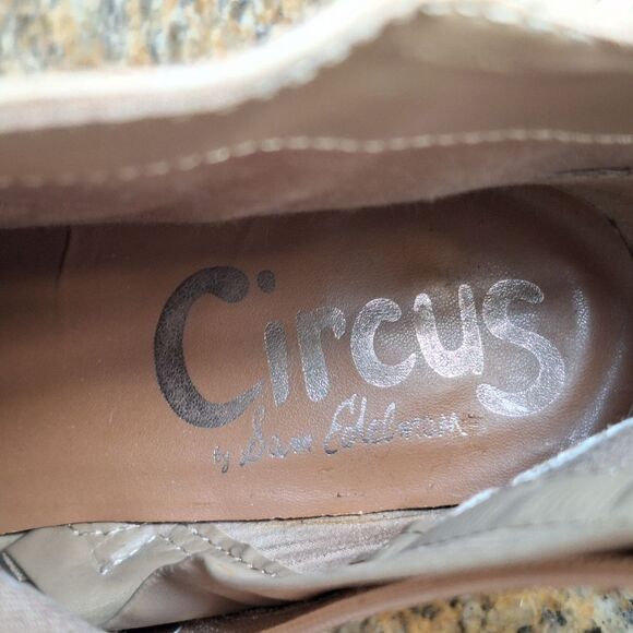 Festival Fringe Ankle Booties Leah beige zip 7.5M CIRCUS by SAM EDELMAN Boots - Picture 15 of 15